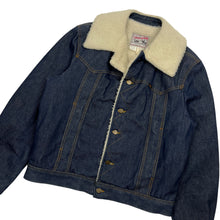 Load image into Gallery viewer, Lee Storm Rider Sherpa Lined USA Made Denim Jacket - Size L
