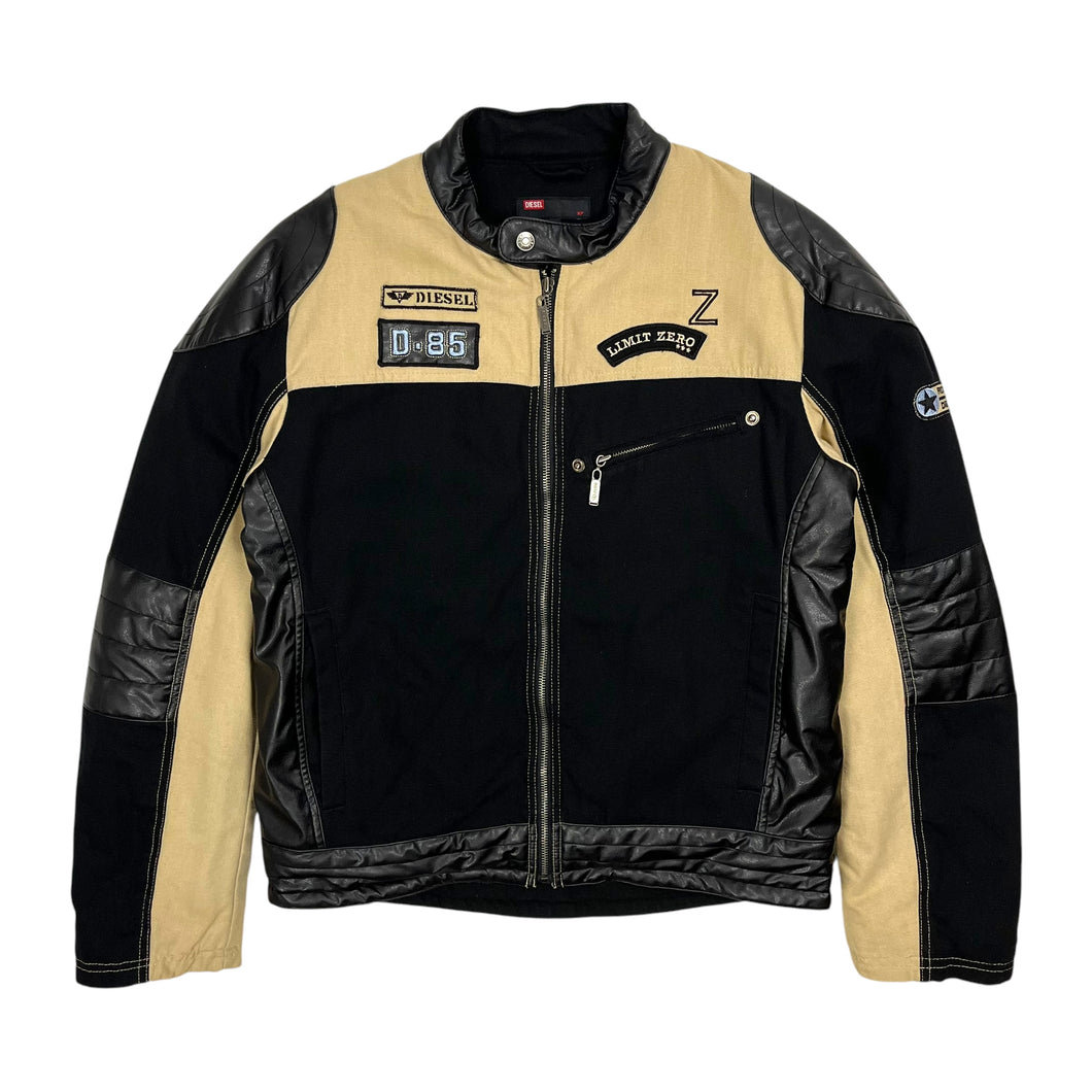 Diesel Paneled Riders Jacket - Size M