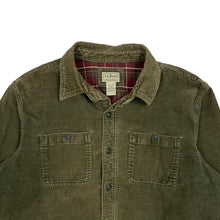 Load image into Gallery viewer, LL Bean Flannel Lined Corduroy Shirt - Size XL
