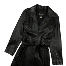 Load image into Gallery viewer, Women&#39;s Roots Passport Leather Trench Coat - Size M
