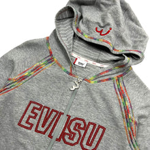 Load image into Gallery viewer, Women&#39;s Evisu Rainbow Stitch Zip Up Hoodie - Size M
