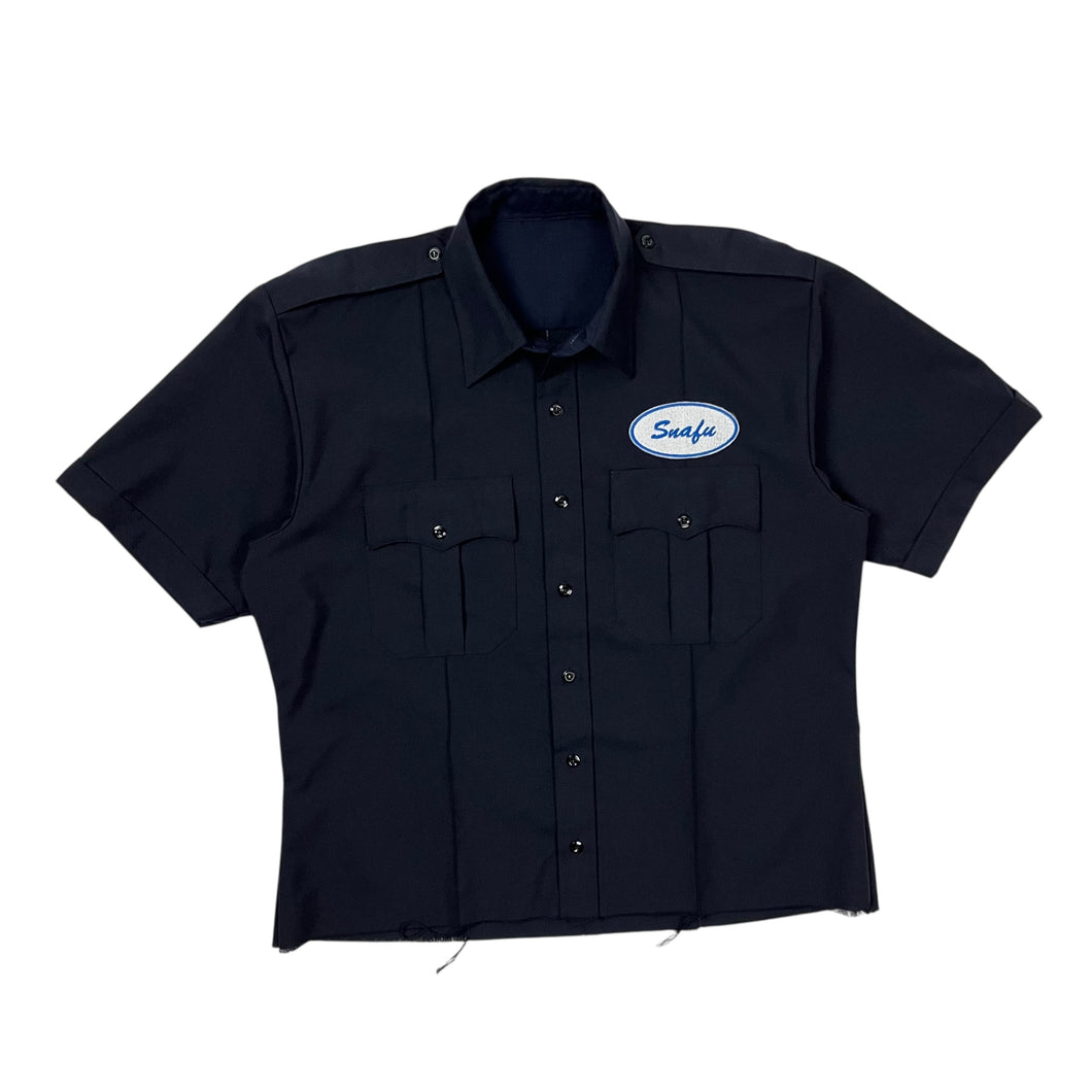 Snafu Raw Hem Officer's Shirt - Size XL