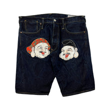 Load image into Gallery viewer, Evisu Selvedge Denim Shorts - Size 34"
