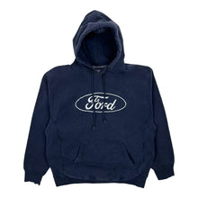 Load image into Gallery viewer, Ford Oval Logo Embroidered Heavyweight Pullover Hoodie - Size L
