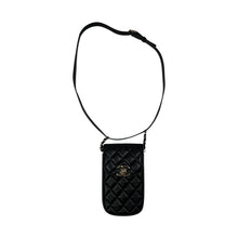 Load image into Gallery viewer, Chanel Quilted Leather Lambskin Phone Holder Bag - O/S
