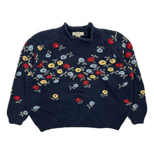 Load image into Gallery viewer, Eddie Bauer Knit Floral Sweater - Size M
