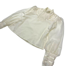 Load image into Gallery viewer, Women&#39;s Jessica&#39;s Gunnies By Gunne Sax Lace Peasant Top - Size M
