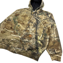 Load image into Gallery viewer, Carhartt Real Tree Lined Zip Up Hoodie - Size XXL
