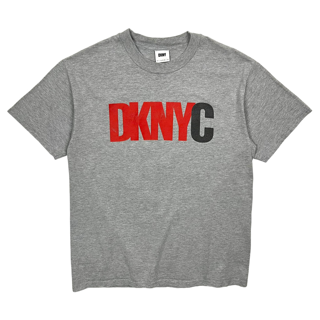 DKNY New York Logo Tee - Size L