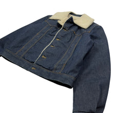 Load image into Gallery viewer, Lee Storm Rider Sherpa Lined USA Made Denim Jacket - Size L
