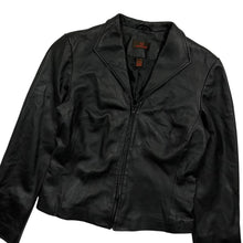 Load image into Gallery viewer, Women&#39;s Danier Leather Bomber Jacket - Size M/L
