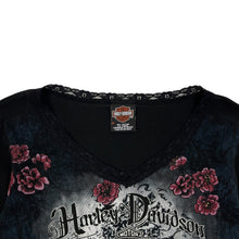 Load image into Gallery viewer, Women&#39;s Harley-Davidson Lace Floral Long Sleeve - Size M
