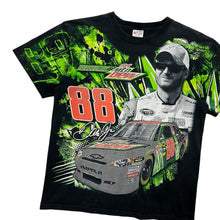 Load image into Gallery viewer, Dale Earnhardt Jr NASCAR Mountain Dew All Over Print Racing Tee - Size L
