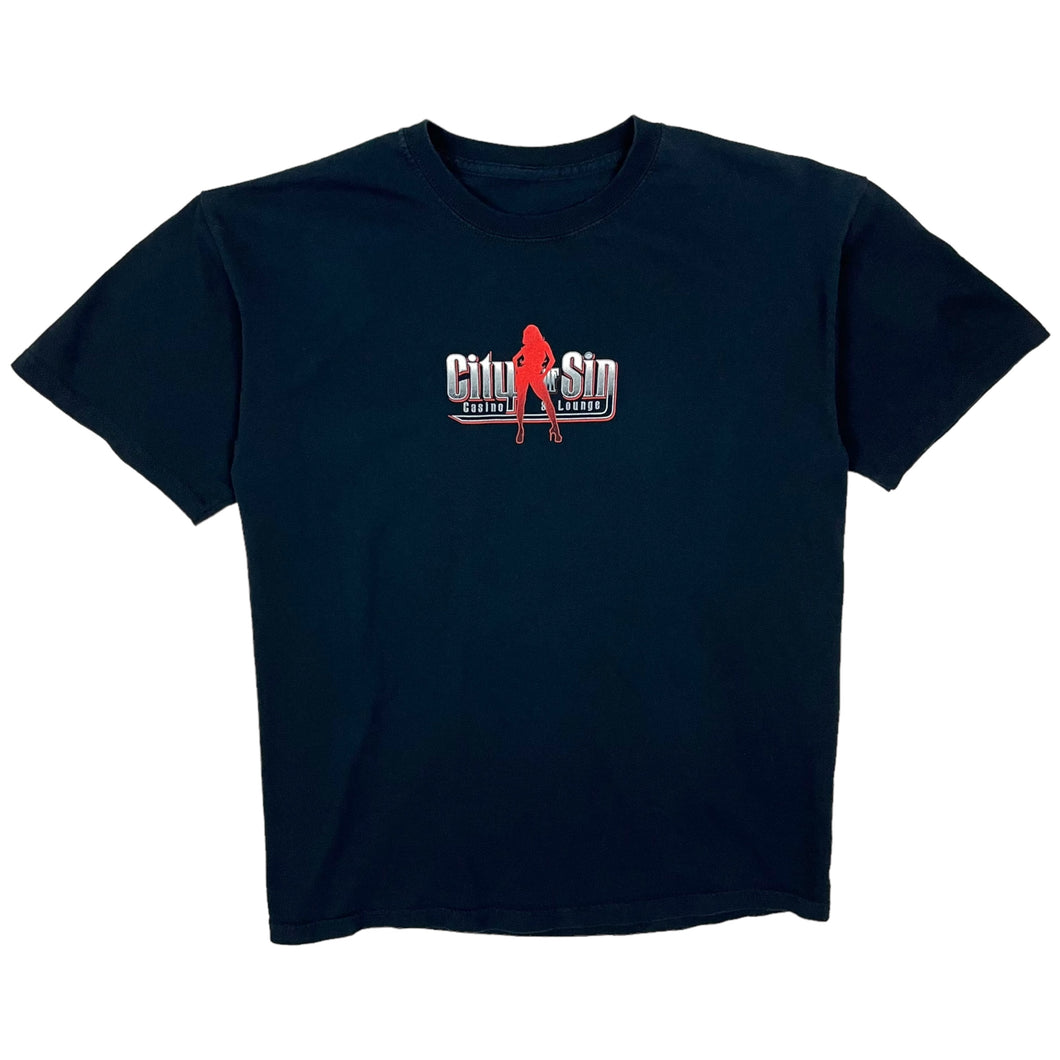 City Of Sin Las Vegas Casino Bar Tee - Size M/L
