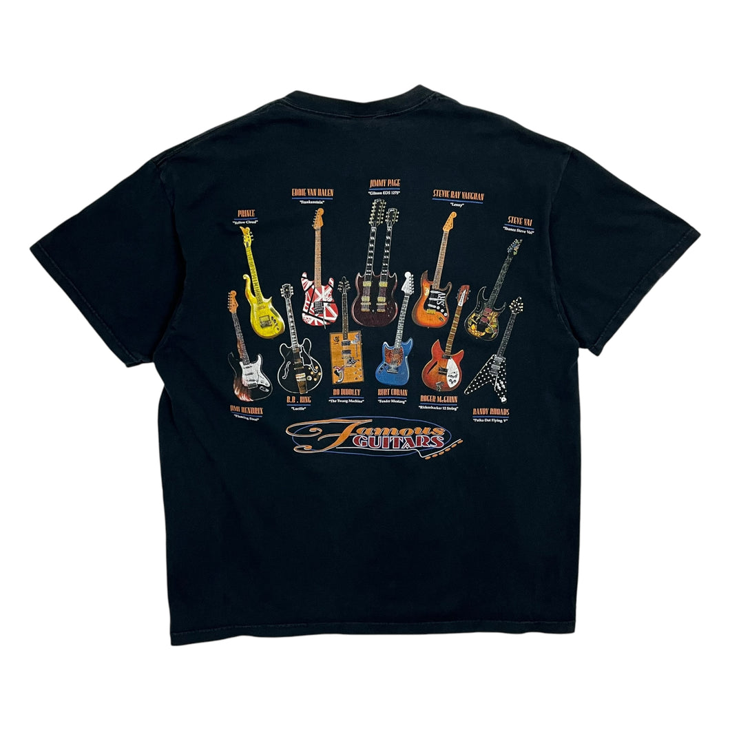 Famous Guitars Tee - Size XL