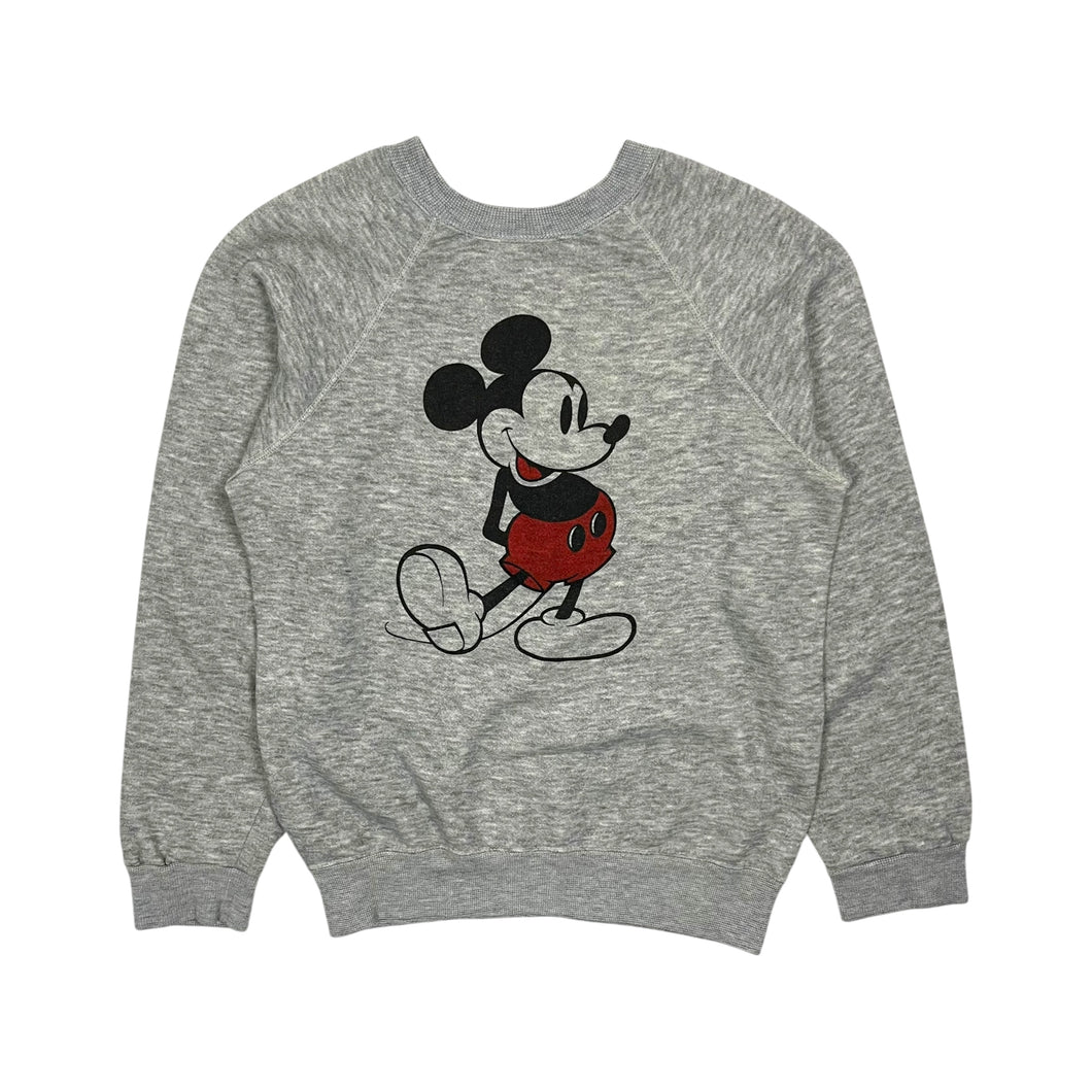 Disney's Mickey Mouse Raglan Crewneck Sweatshirt - Size S/M