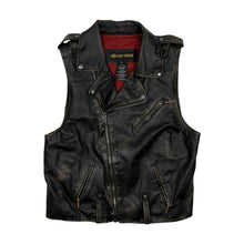 Load image into Gallery viewer, Harley-Davidson Patched Leather Vest - Size XL
