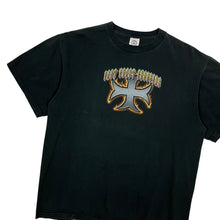 Load image into Gallery viewer, East Coast Chopper Skeleton Biker Tee - Size L/XL
