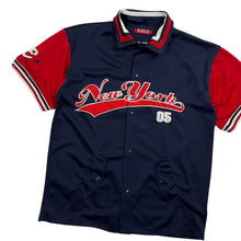 Load image into Gallery viewer, Exco New York Script Logo Button Up Baseball Jersey - Size XL
