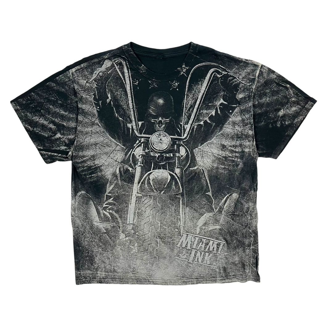 Miami Ink Tattoos Ghost Rider Jumbo Print Tee - Size XL