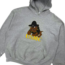 Load image into Gallery viewer, USMC Mascot Pullover Hoodie - Size XL
