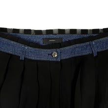 Load image into Gallery viewer, Women's Diesel Denim Waist Pleated Nylon Skirt - Size L
