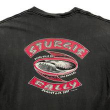 Load image into Gallery viewer, Sun Baked 2001 Sturgis Black Hills Biker Rally Tee - Size L/XL
