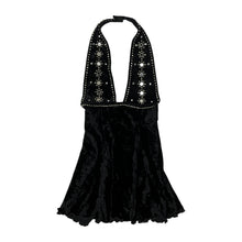 Load image into Gallery viewer, Women's Velvet Studded Dress - Size S
