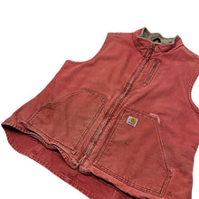 Load image into Gallery viewer, Carhartt Fleece Lined Work Vest - Size M
