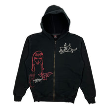 Load image into Gallery viewer, Women&#39;s Emily The Strange Zip Up Hoodie - Size M
