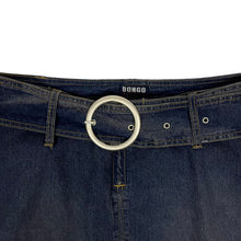 Load image into Gallery viewer, Women&#39;s Bongo Belted Denim Skirt - Size XL
