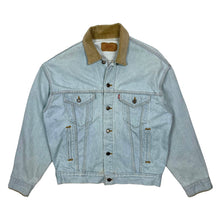 Load image into Gallery viewer, Levi’s Type III Corduroy Collar Denim Trucker Jacket - Size M
