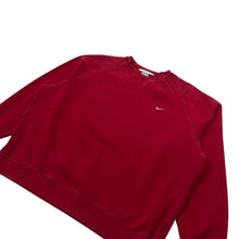 Load image into Gallery viewer, Nike Swoosh Embroidered Crewneck Sweatshirt - Size L/XL
