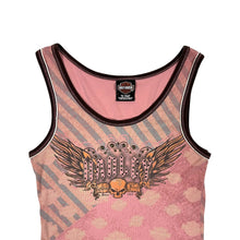 Load image into Gallery viewer, Women&#39;s Harley-Davidson Studded Skull Tank - Size L

