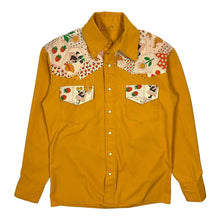 Load image into Gallery viewer, Hand Made Western Snap Button Up Shirt - Size L
