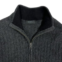 Load image into Gallery viewer, Prada Cashmere Full Zip Cardigan - Size S
