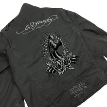 Load image into Gallery viewer, Ed Hardy By Christian Audigier Black Panther Jacket - Size L
