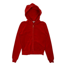 Load image into Gallery viewer, Women&#39;s Juicy Couture Crest Logo Velour Zipped Hoodie - Size S
