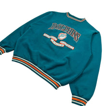 Load image into Gallery viewer, Miami Dolphins NFL Logo Athletic Sweatshirt - Size L
