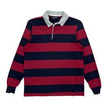 Load image into Gallery viewer, Lands End Striped Polo Long Sleeve - Size L
