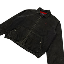 Load image into Gallery viewer, Polo By Ralph Lauren Flannel Lined Denim Harrington Jacket - Size L

