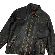 Load image into Gallery viewer, Danier Aged Leather Jacket - Size M/L
