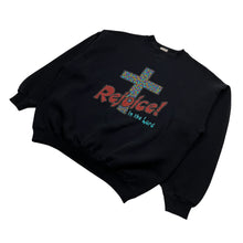 Load image into Gallery viewer, Rejoice In The Lord Mosaic Crewneck Sweatshirt - Size L
