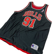 Load image into Gallery viewer, Champion Chicago Bulls Rodman 33 Reversible Basketball Jersey - Size XL
