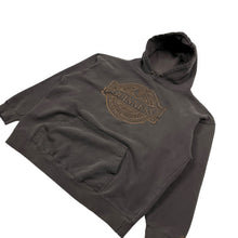 Load image into Gallery viewer, Guinness Beer Faux Leather Emblem Hoodie - Size M/L

