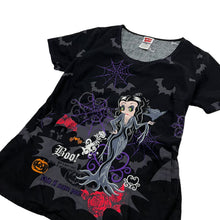 Load image into Gallery viewer, Women&#39;s All Over Print Betty Boop Elvira Scrub Tee - Size S/M
