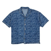 Load image into Gallery viewer, Fubu All Over Print Denim Button Up - Size L
