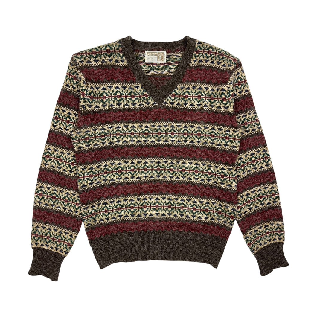 Montgomery Ward Striped Knit Sweater - Size S/M