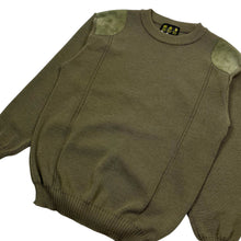 Load image into Gallery viewer, Barbour Suede Paneled Heavyweight Knit Sweater - Size XL
