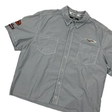 Load image into Gallery viewer, Harley-Davidson Patched Raw Hem Mechanic's Shirt - Size XL
